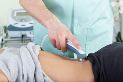 Physical Therapy in our clinic for Pain Care - TENS